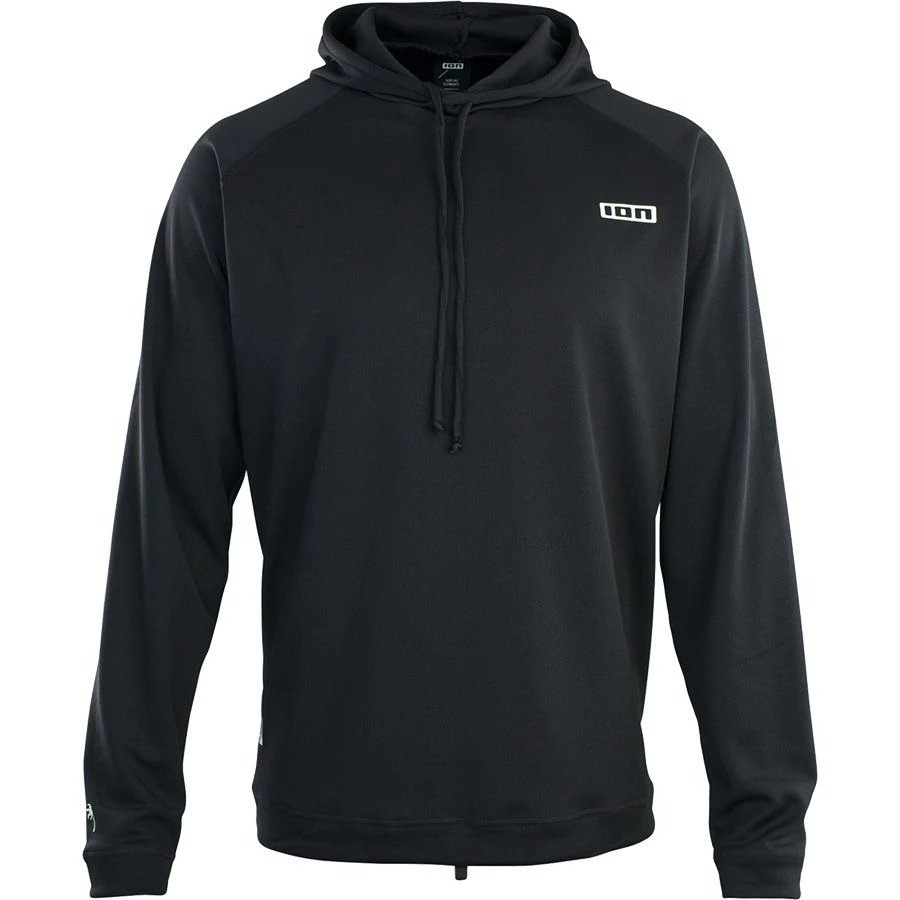 ION Wetshirt Hoodie Long Sleeve - Mens - Black Discounts Apply ! - Image 3