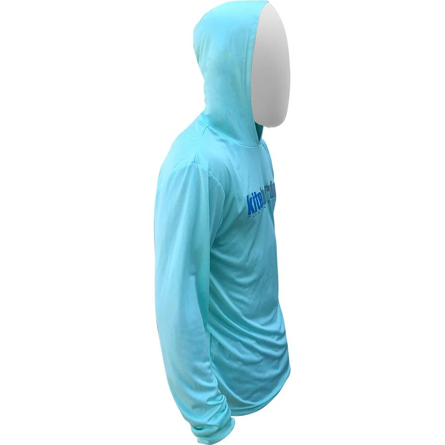 Kiteboarding.com Hooded Long Sleeve Water Jersey - Mint - 40% Off Discounts Apply ! - Image 2