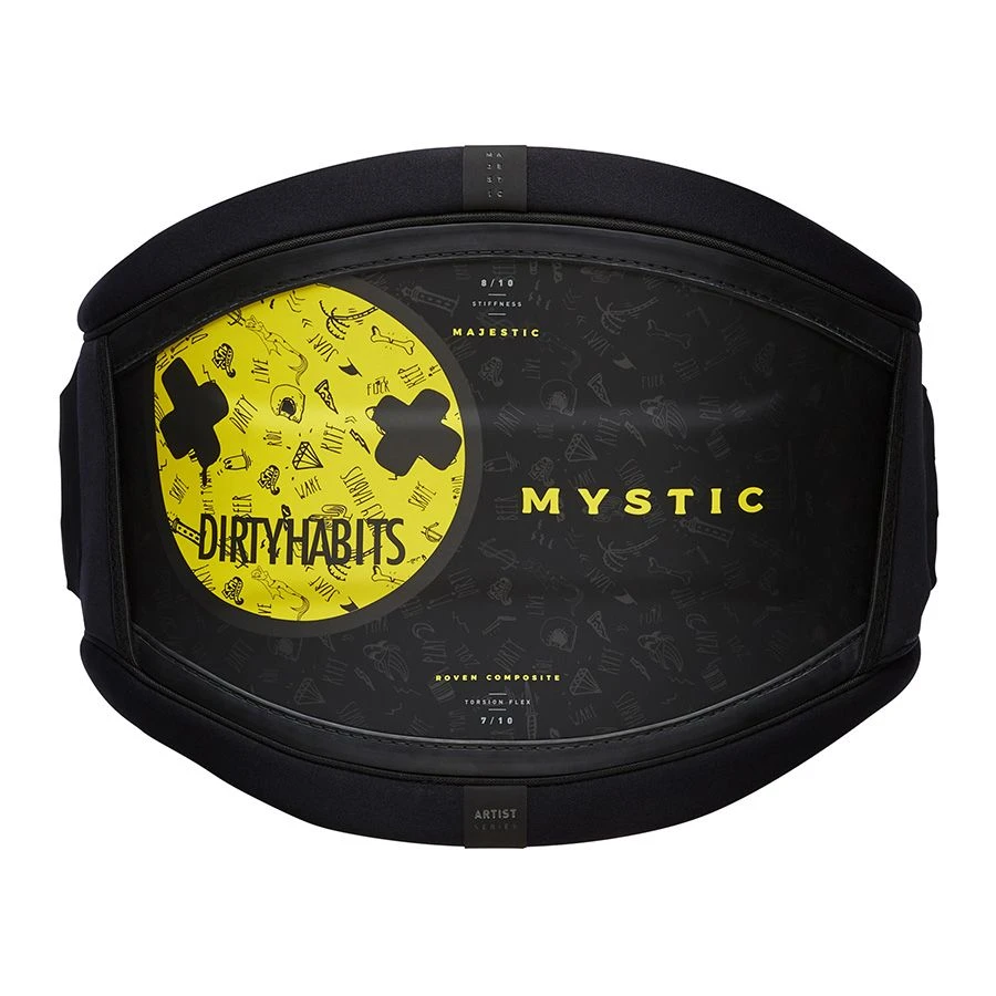 2021 Mystic Majestic Kiteboarding Waist Harness - Dirty Habits Discounts Apply !