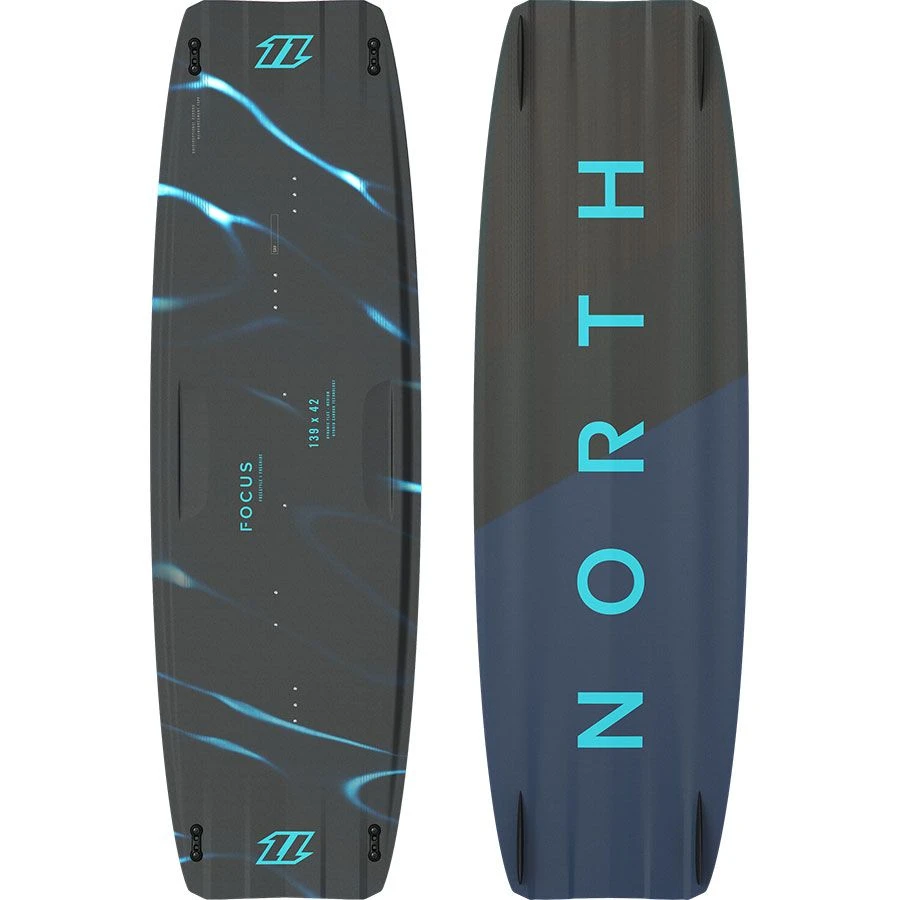 North 2022 Focus Hybrid Freestyle / Freeride Twintip Kiteboard Discounts Apply !